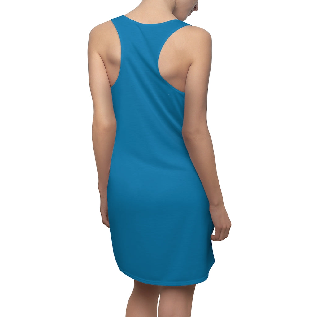 Solid Turquoise Racerback Dress