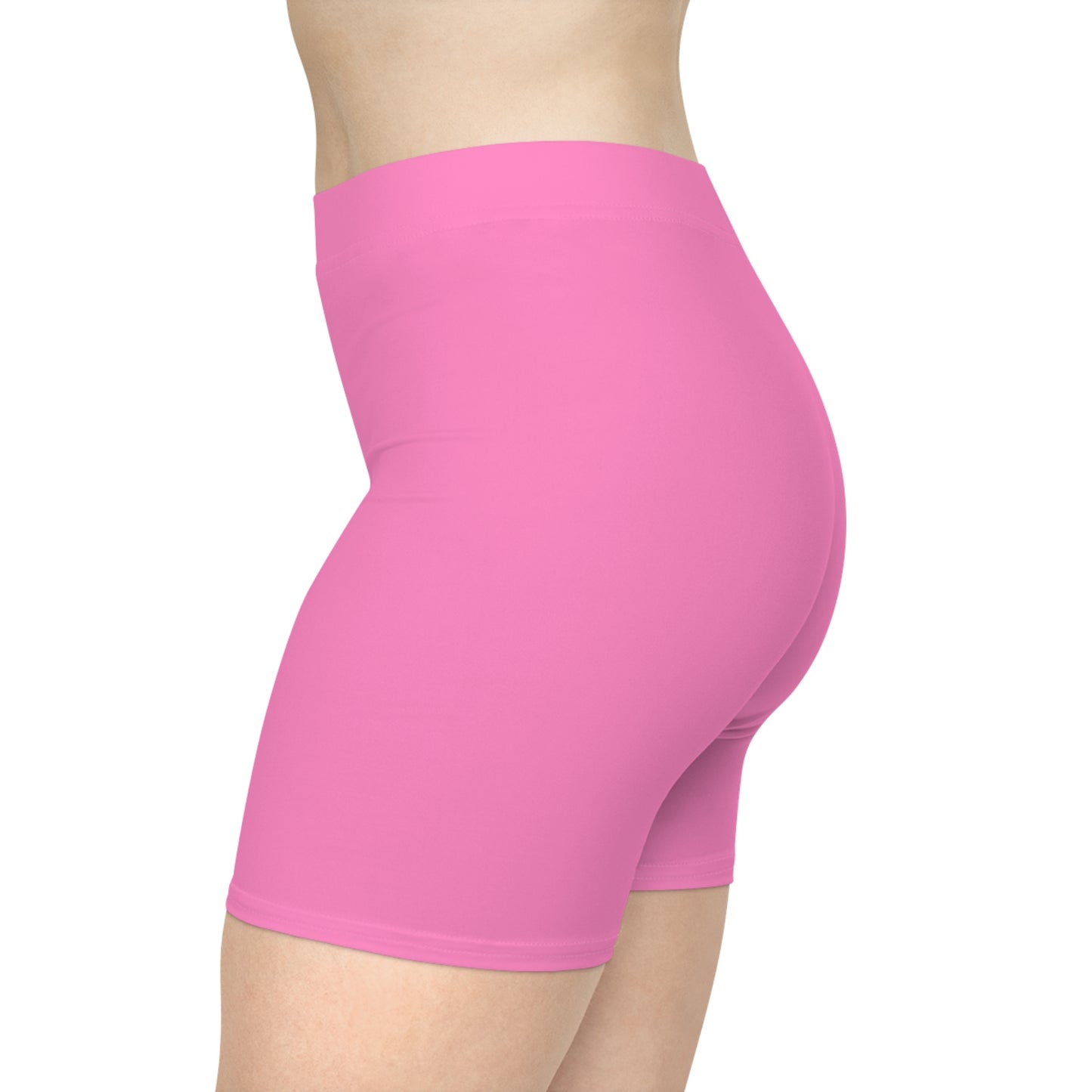 Rose Pink Women's Biker Shorts
