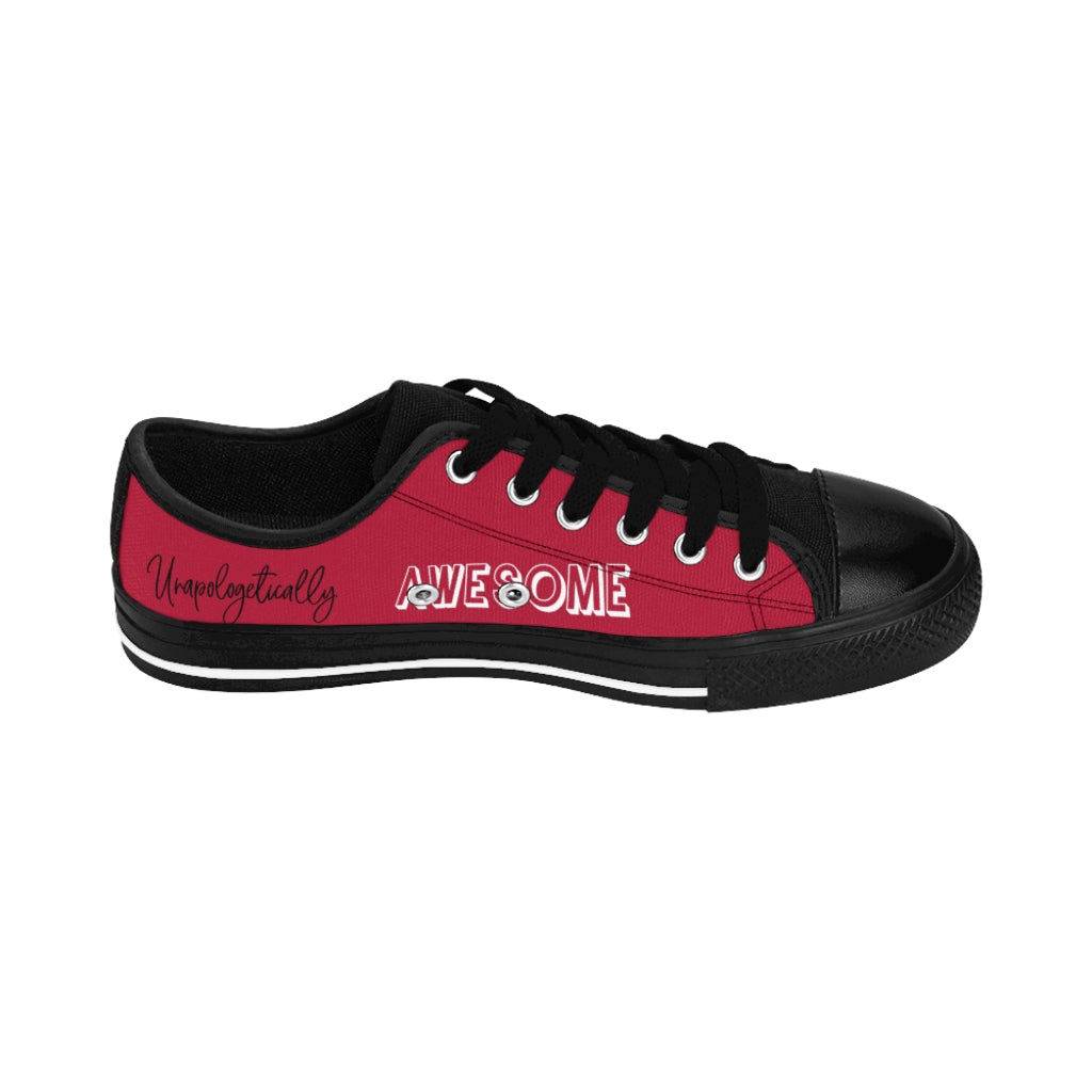 Unapologetically Awesome Solid Red Women's Sneakers