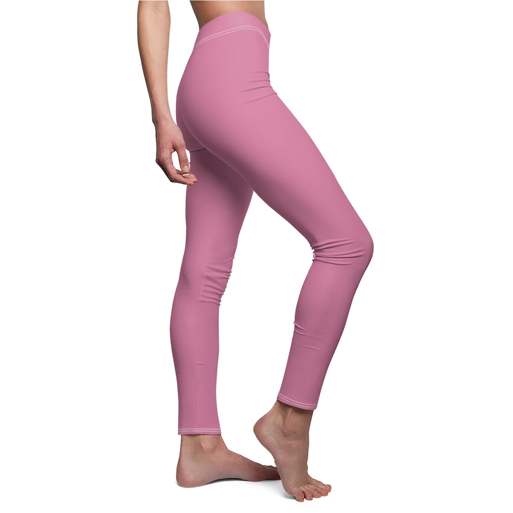 CH Candyfloss Pink Casual Leggings with Model Side
