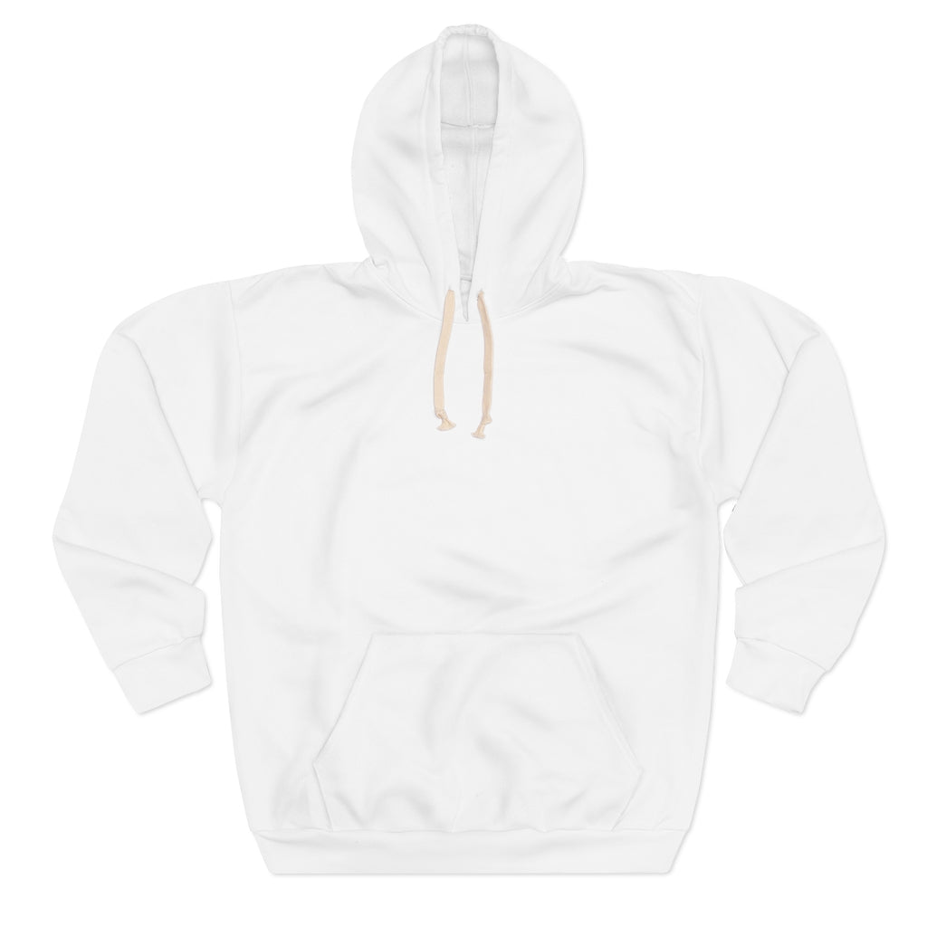 White Unisex Pullover Hoodie