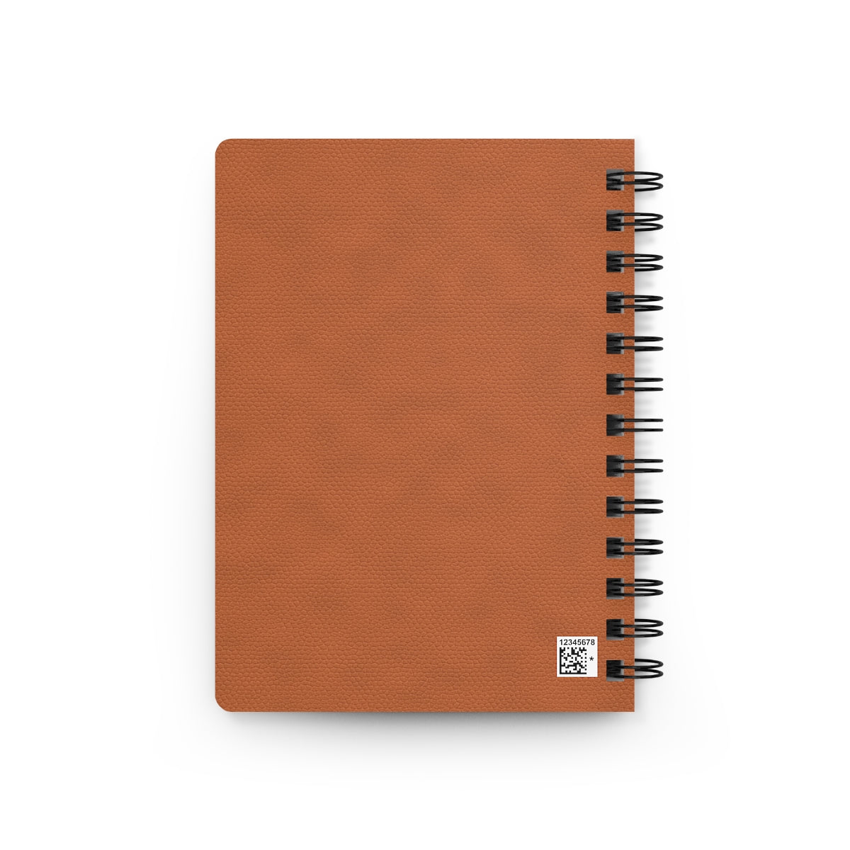 Tan Leather Print Spiral Bound Journal