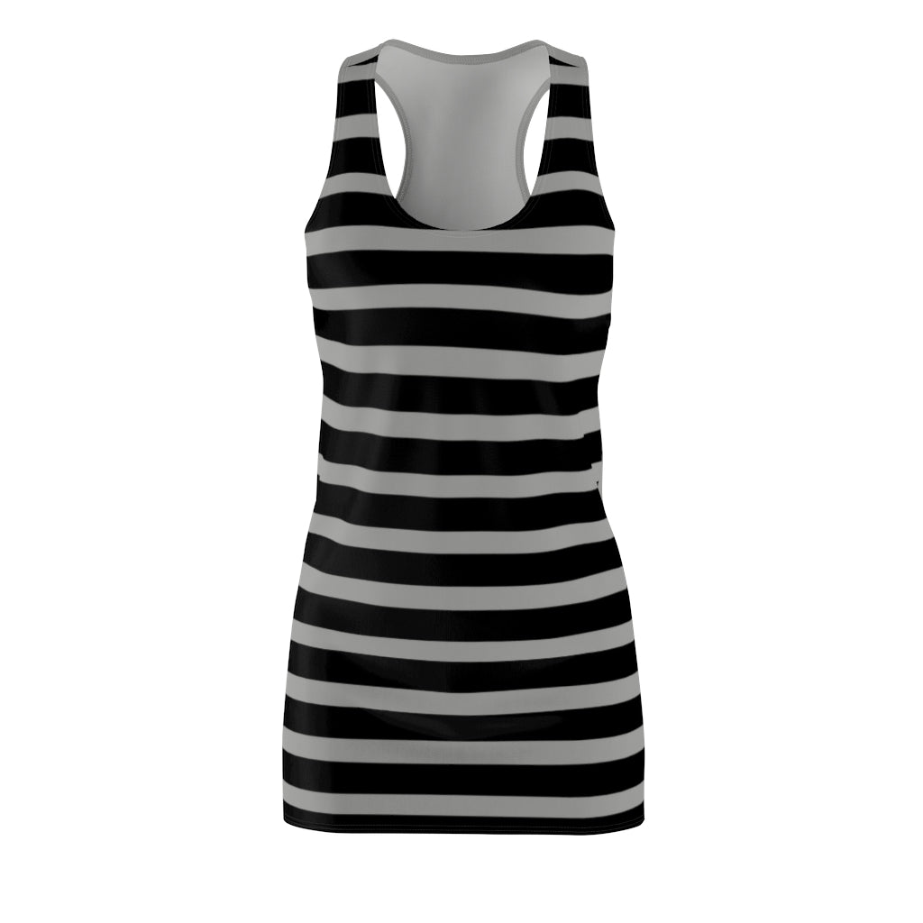 Heather Grey BLH Stripes Racerback Dress