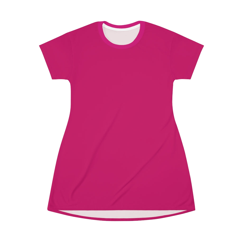 Pink Raspberry T-shirt Dress