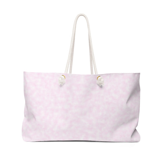 Light Magenta-Pink Clouds Weekender Bag