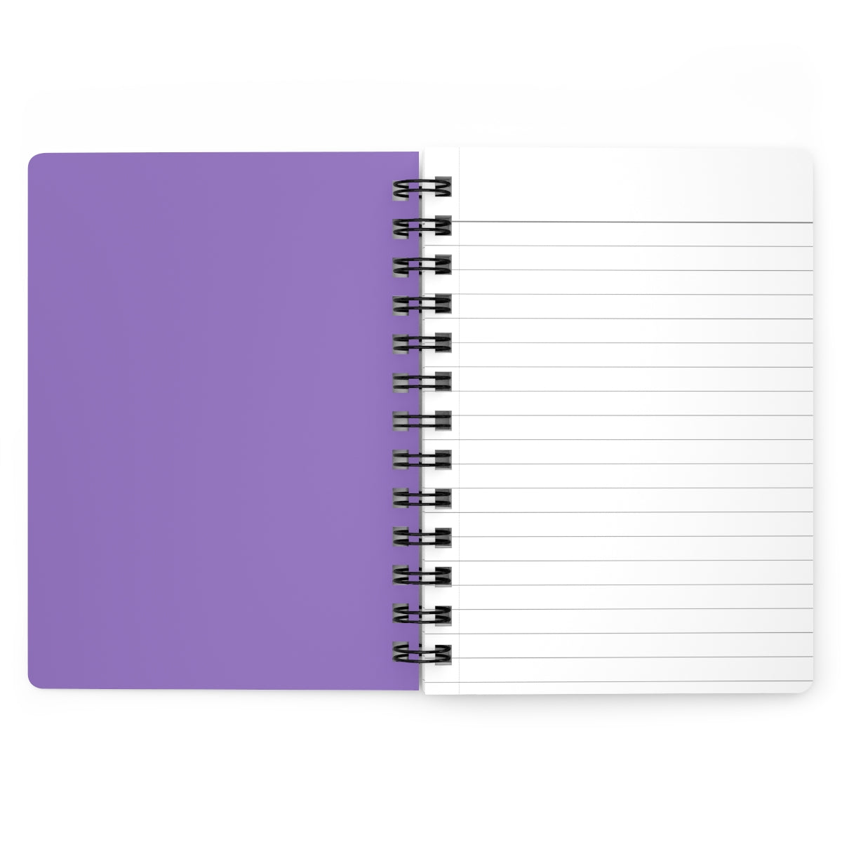Violet Leather Print Spiral Bound Journal