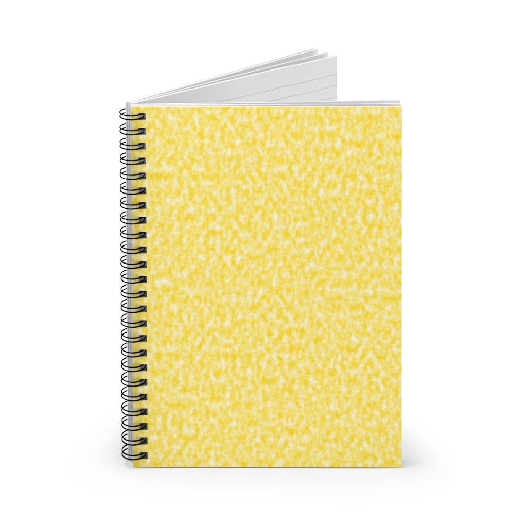 Gold and White Clouds Notebook - Ruled Line
