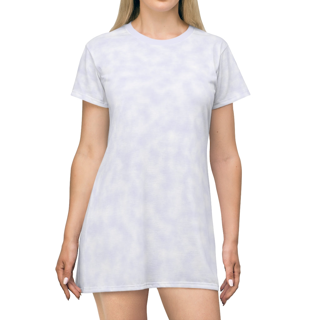 Lavender Clouds T-shirt Dress