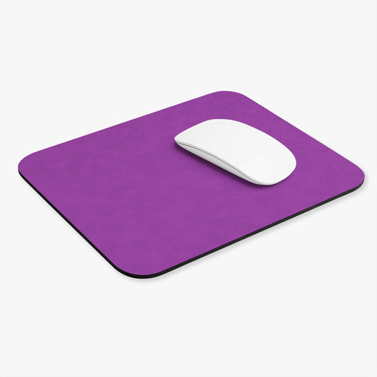Purple Leather Print Rectangle Mouse Pad