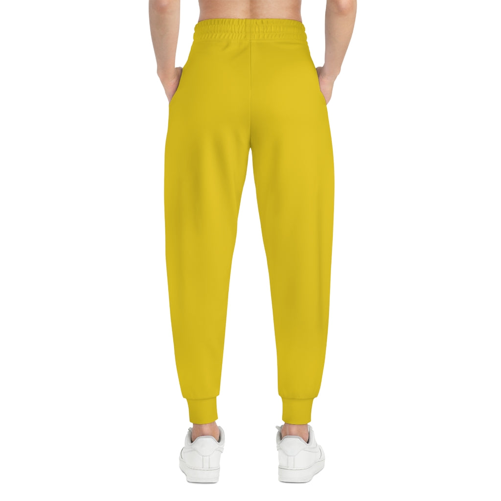 CH Sun Yellow Joggers with Model Back