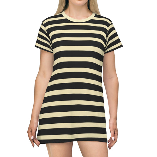 Lemon Meringue BLH Stripes T-shirt Dress