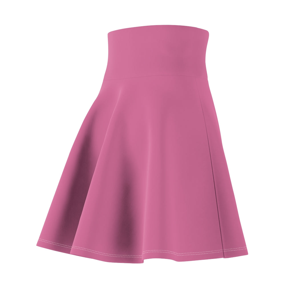Solid Hot Pink Skater Skirt