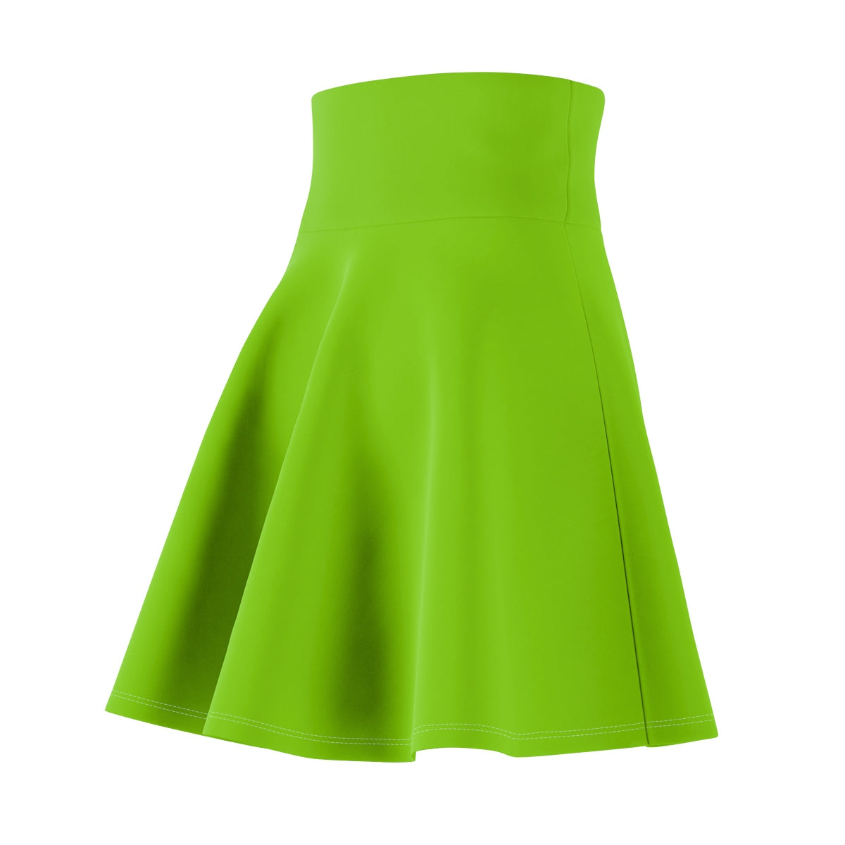 Lime Shock Skater Skirt